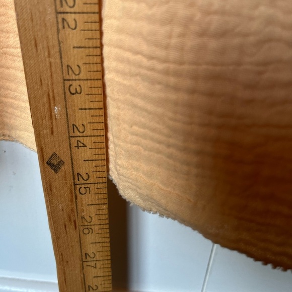 NWT Joe's Jeans Apricot Sherbert Flutter Sleeve Gauze Blouse - Picture 4 of 10